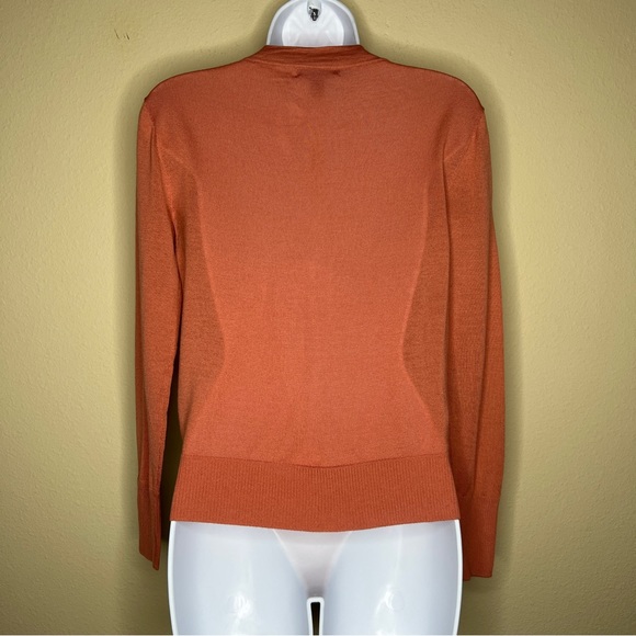 J CREW Merino Wool Wrap Sweater - Coral Rose - H715 - Sz XXS - Picture 5 of 9